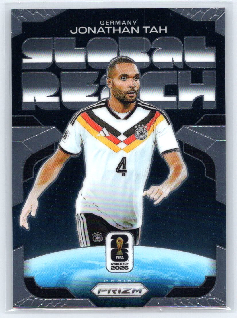 2026 Panini Prizm FIFA World Cup #23 Jonathan Tah Global Reach Silver