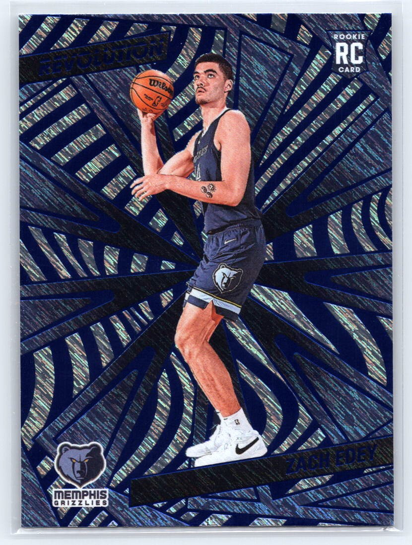 2024-25 Panini Revolution #134 Zach Edey Blue Storm