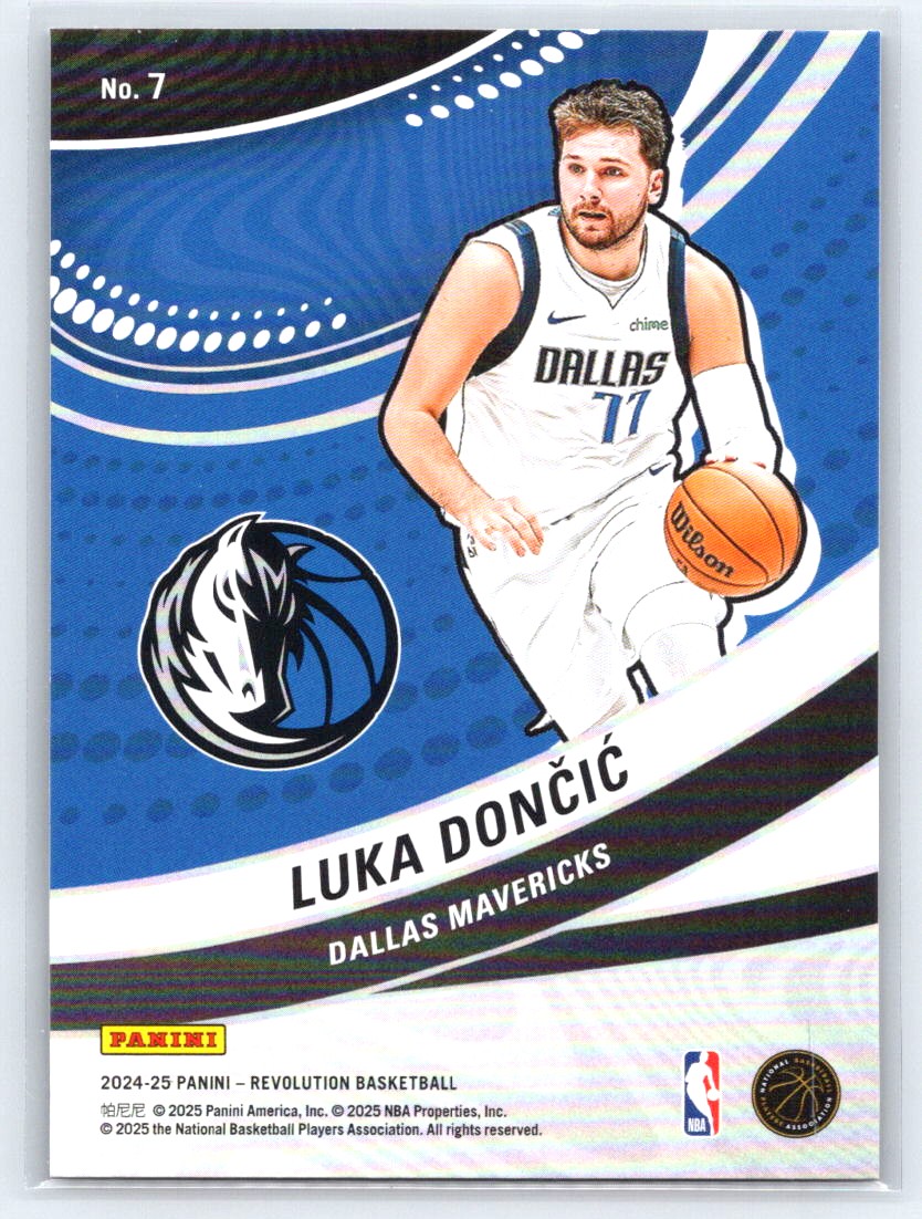 2024-25 Panini Revolution #7 Luka Doncic Vortex