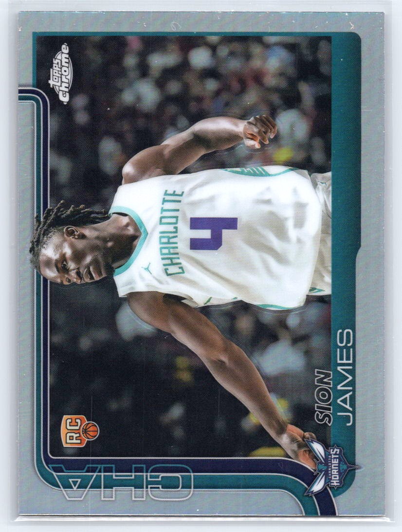 2025-26 Topps Chrome #283 Sion James Refractor