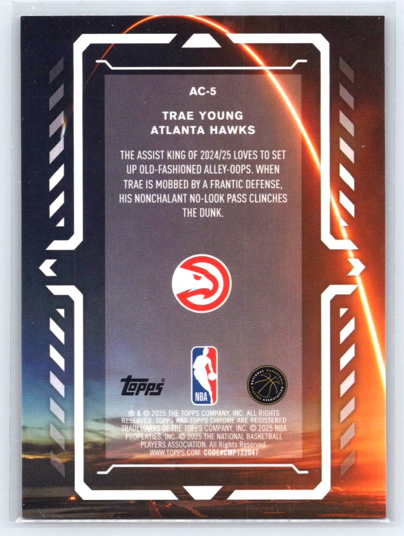 2025-26 Topps Chrome #AC-5 Trae Young Activators