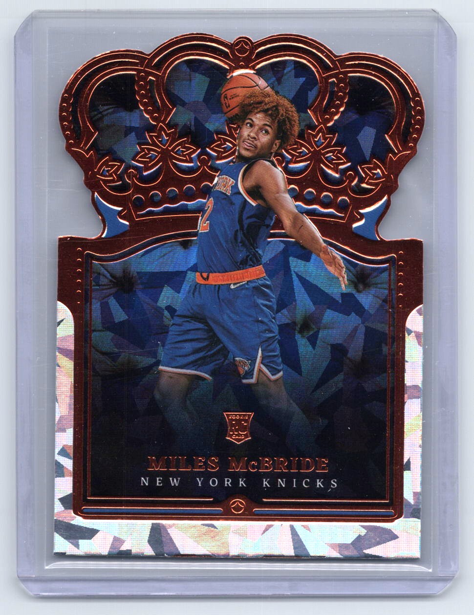 2021-22 Panini Crown Royale #75 Miles McBride Crystal