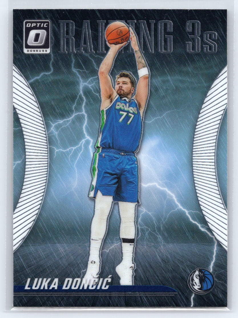 2023-24 Donruss Optic #15 Luka Doncic Raining 3s