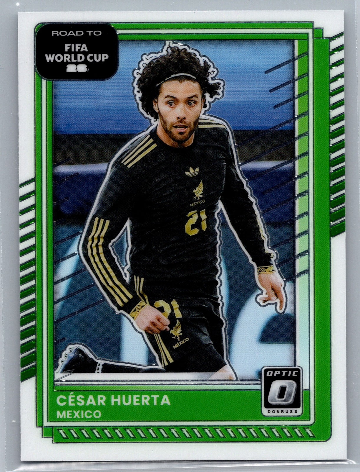 2025-26 Donruss Road to FIFA World Cup #77 Cesar Huerta Optic