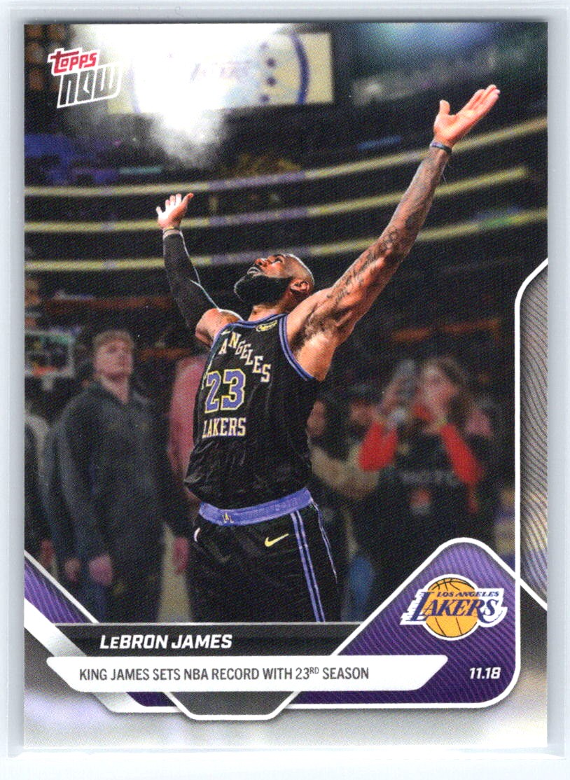 2025-26 Topps Now #58 LeBron James