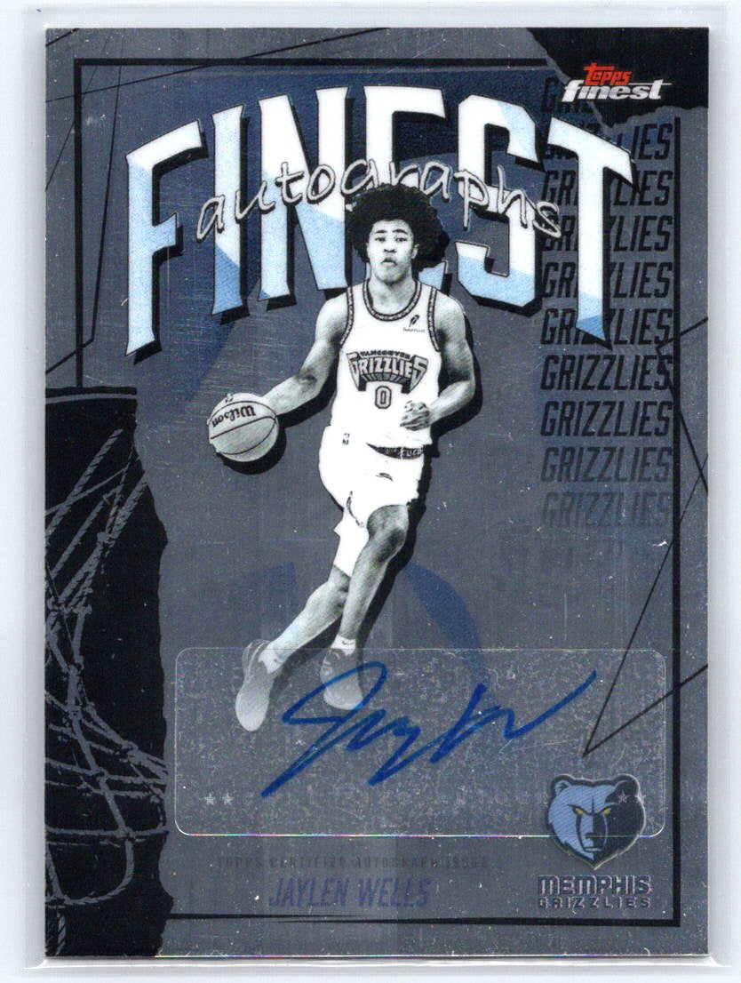 2025-26 Finest #FAU-JW Jaylen Wells Finest Autographs