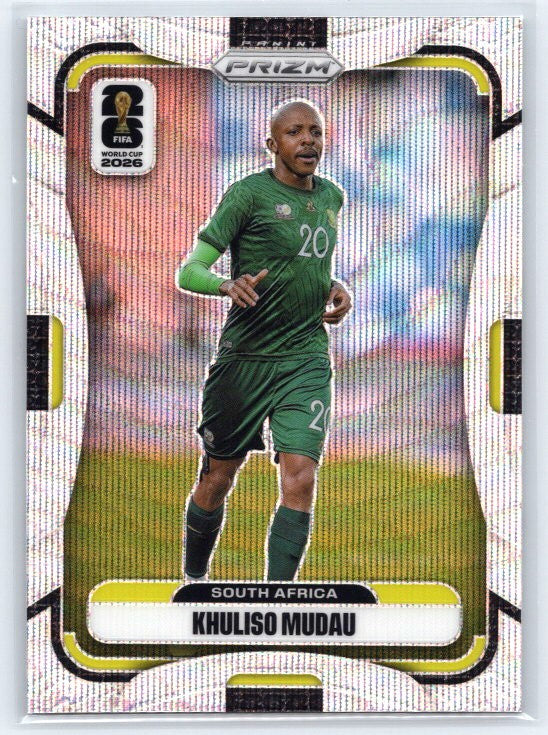 2026 Panini Prizm FIFA World Cup #413 Khuliso Mudau Wave Prizms