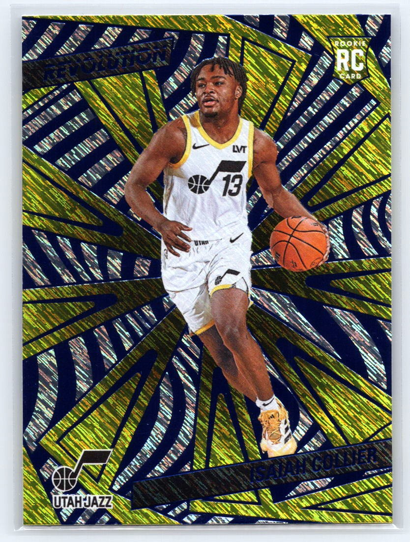 2024-25 Panini Revolution #144 Isaiah Collier Blue Storm