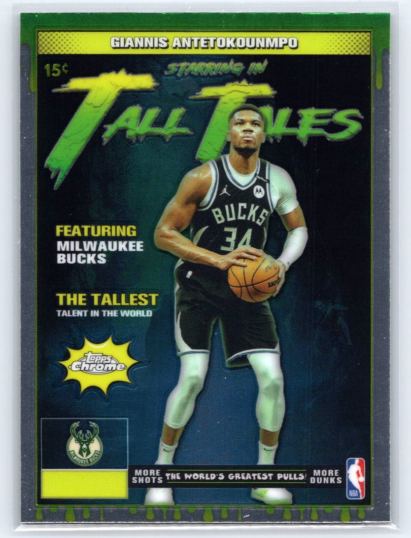 2025-26 Topps Chrome #TT-2 Giannis Antetokounmpo Tall Tales