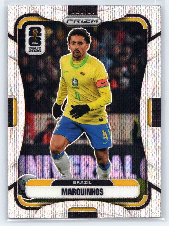 2026 Panini Prizm FIFA World Cup #93 Marquinhos Wave Prizms