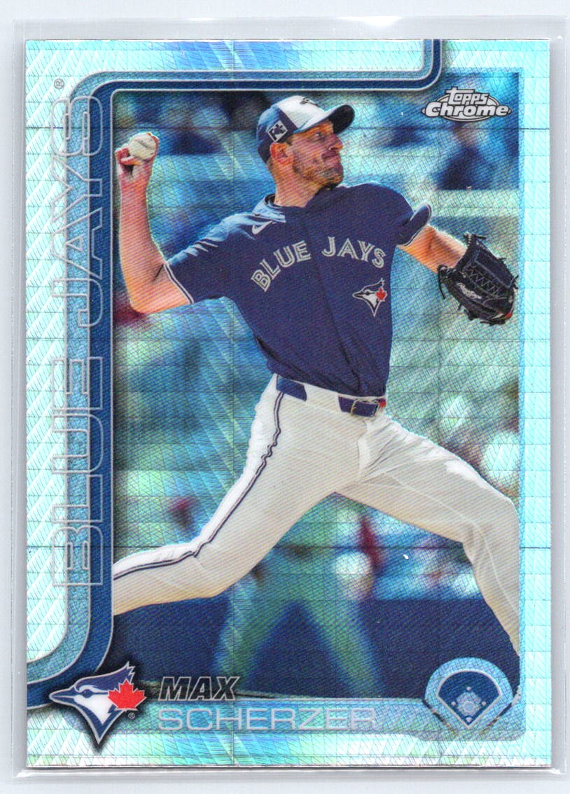 2025 Topps Chrome #260 Max Scherzer Prism Refractors