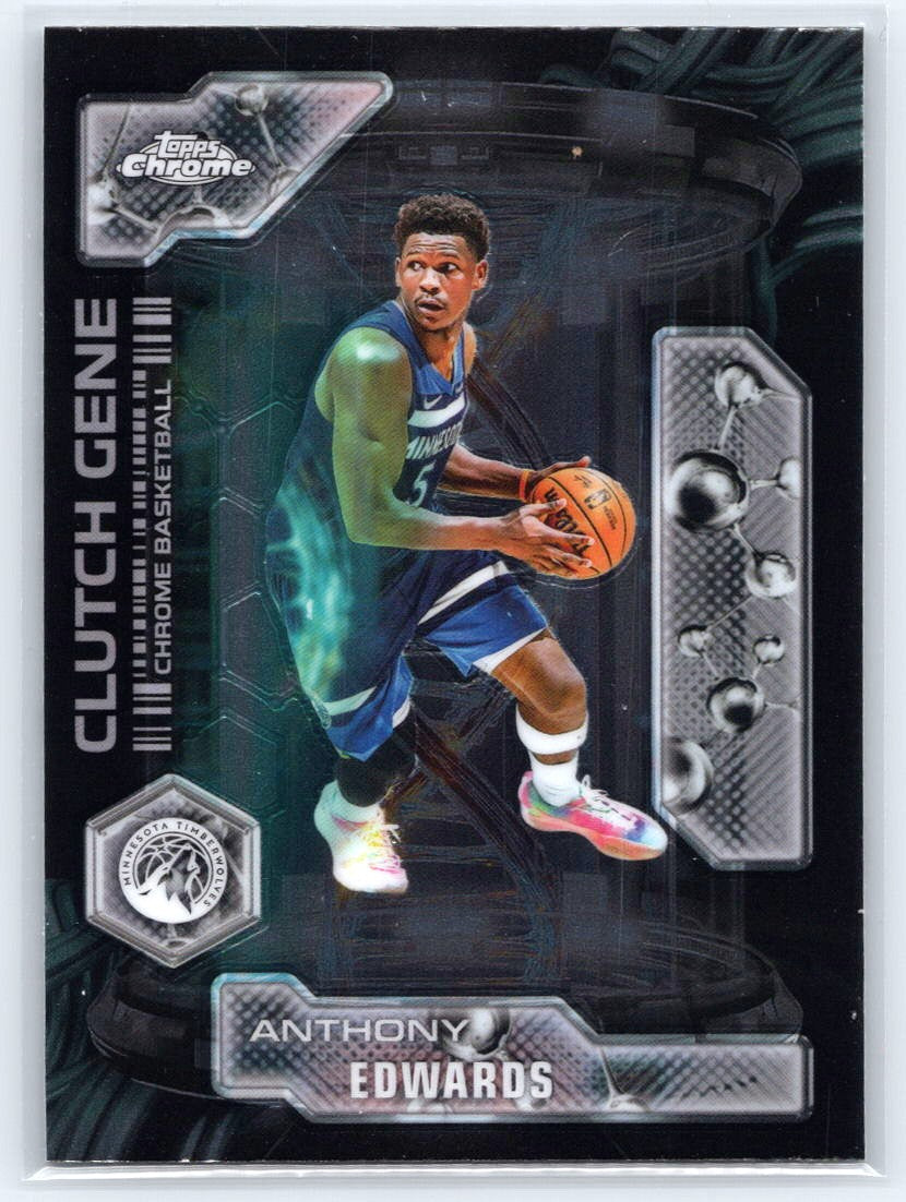 2025-26 Topps Chrome #CG-4 Anthony Edwards Clutch Gene