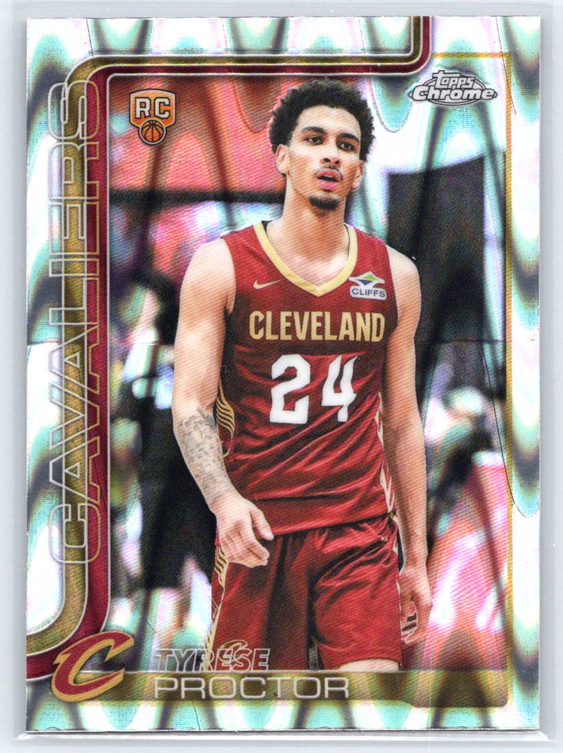 2025-26 Topps Chrome #300 Tyrese Proctor RayWave Refractor