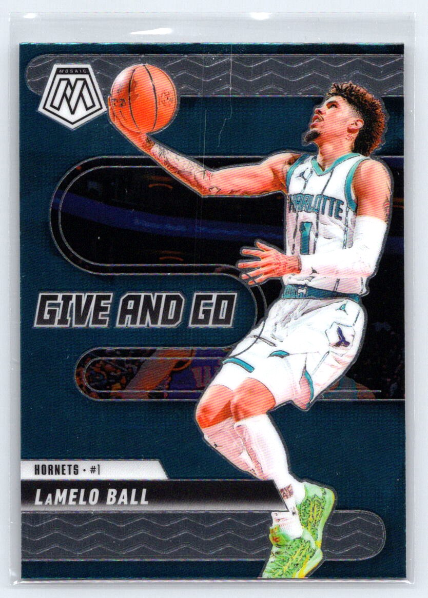 2024-25 Panini Mosaic #13 LaMelo Ball Give and Go