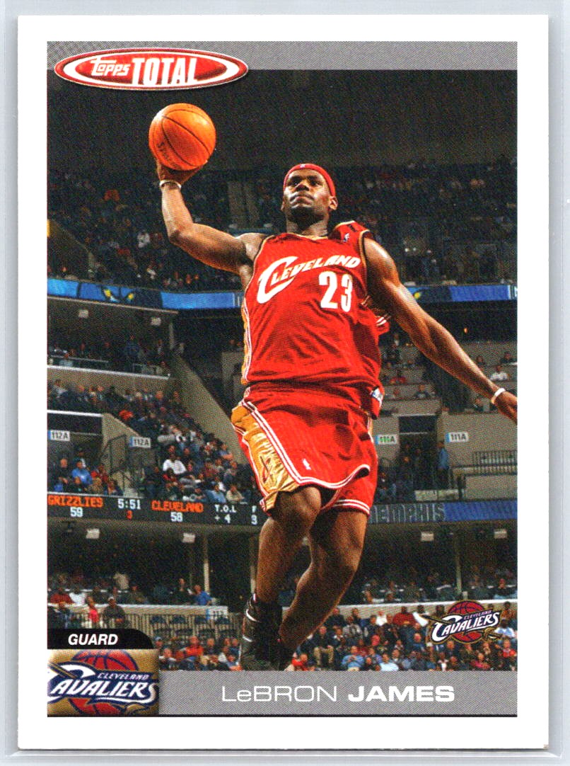 2004-05 Topps Total #4 Lebron James