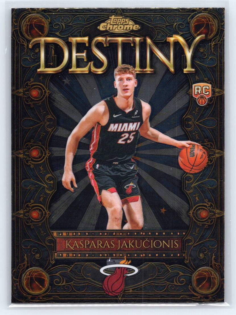 2025-26 Topps Chrome #D-17 Kasparas Jakučionis Destiny