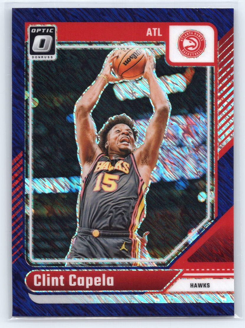 2024-25 Donruss Optic #209 Clint Capela Purple Shimmer