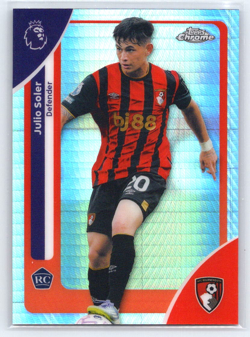 2025-26 Topps Chrome Premier League #5 Julio Soler Prism Refractor