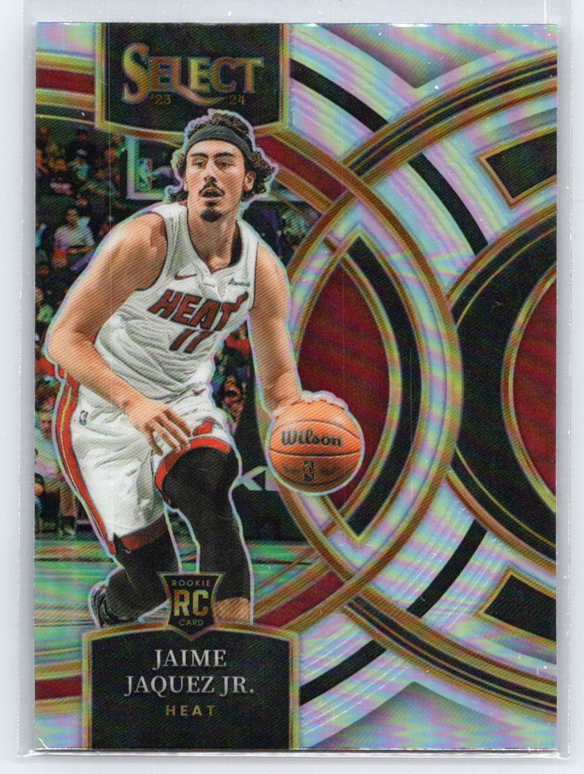 2023-24 Panini Select #102 Jaime Jaquez Jr. Silver Prizms