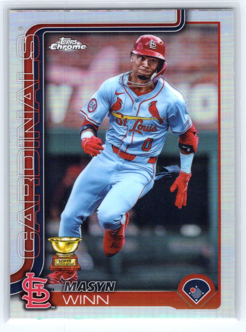 2025 Topps Chrome #244 Masyn Winn Refractors