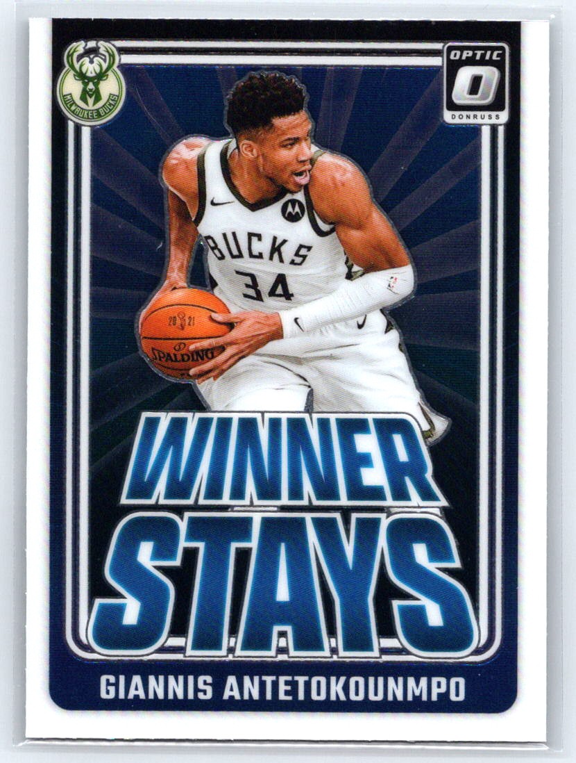 2024-25 Donruss Optic #4 Giannis Antetokounmpo Winner Stays