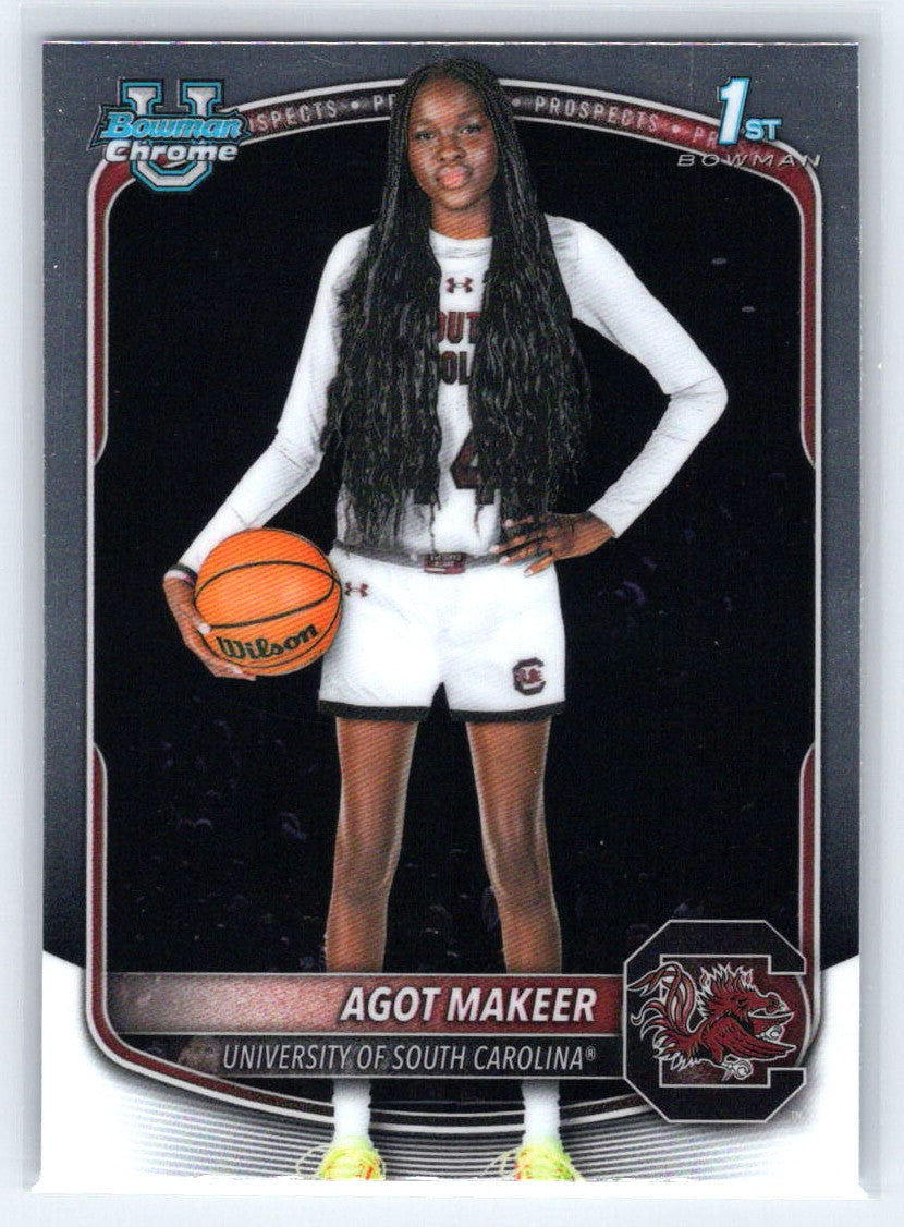 2025-26 Bowman #BCP-34 Agot Makeer Chrome Prospects