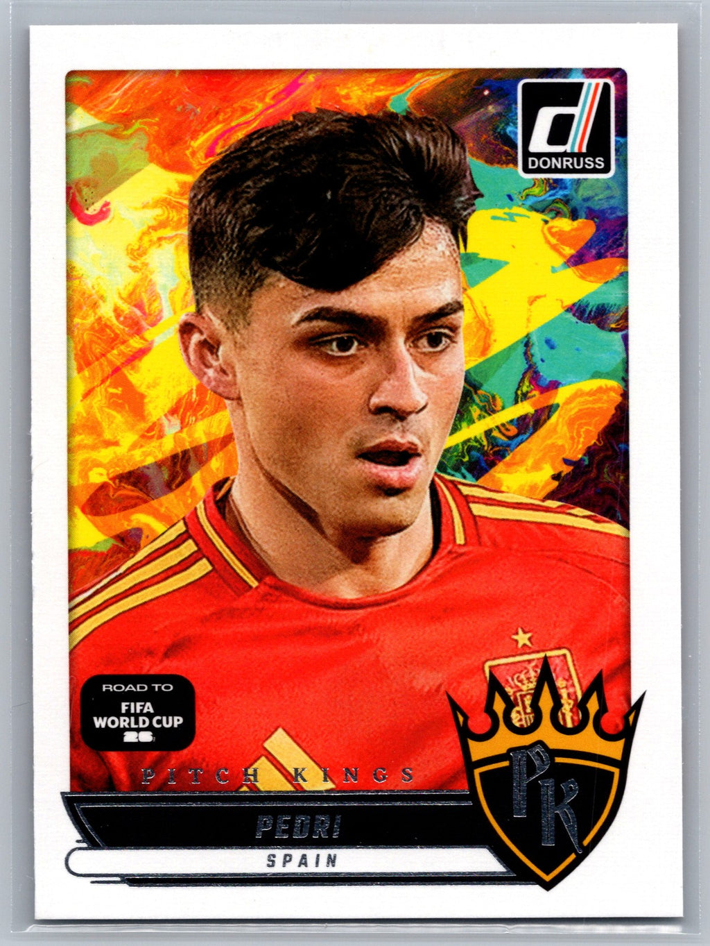 2025-26 Donruss Road to FIFA World Cup #12 Pedri Pitch Kings