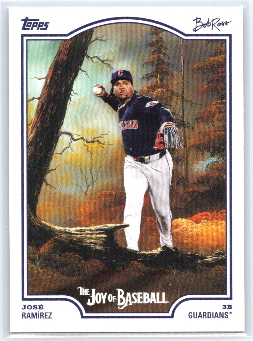 2025 Topps x Bob Ross: The Joy of Baseball #44 José Ramírez