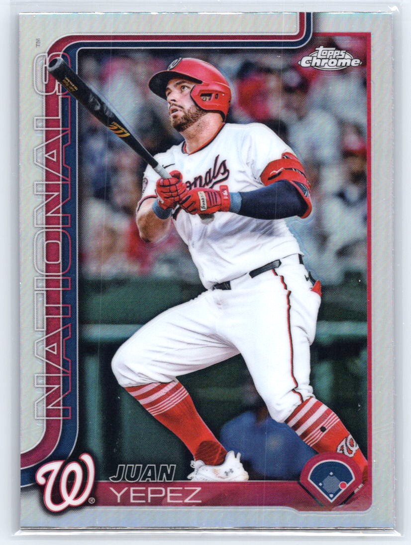 2025 Topps Chrome #16 Juan Yepez Refractors