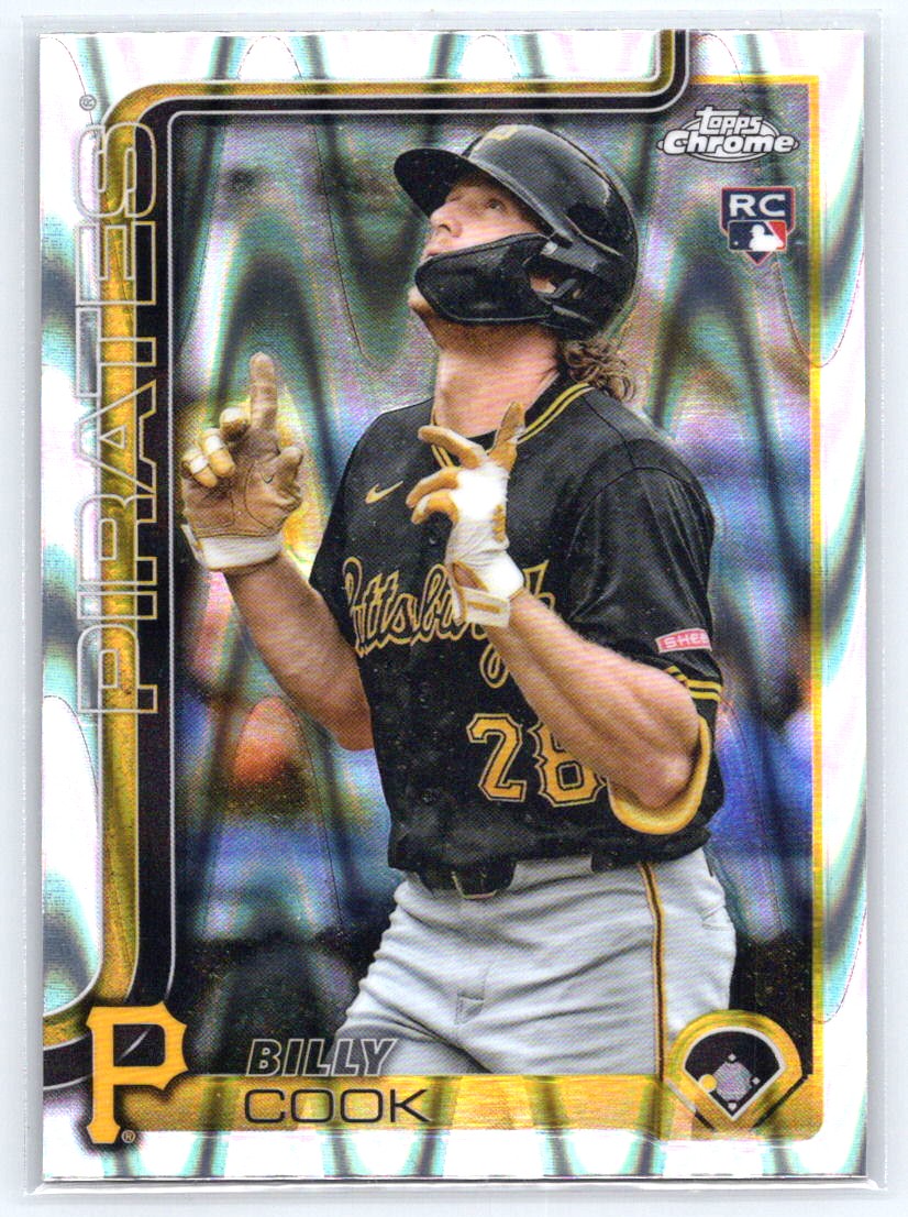 2025 Topps Chrome #273 Billy Cook RayWave Refractors