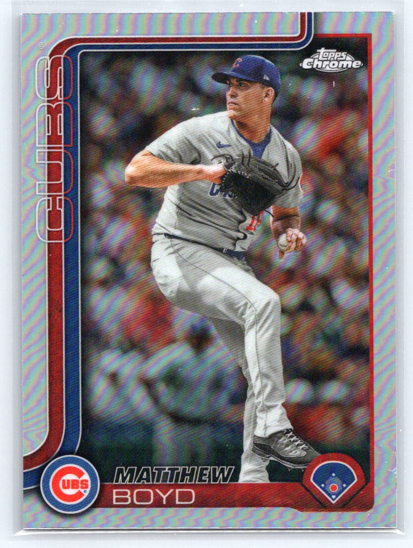 2025 Topps Chrome Update #USC184 Matthew Boyd Refractors