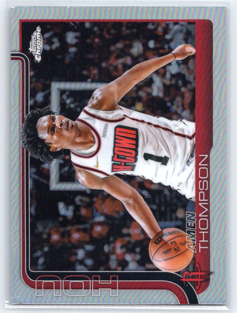 2025-26 Topps Chrome #17 Amen Thompson Refractor