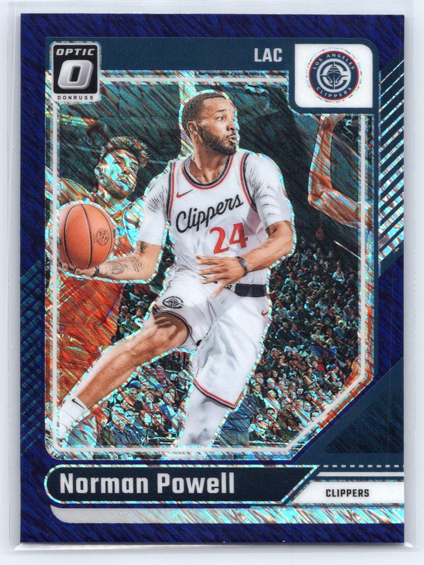2024-25 Donruss Optic #119 Norman Powell Purple Shimmer