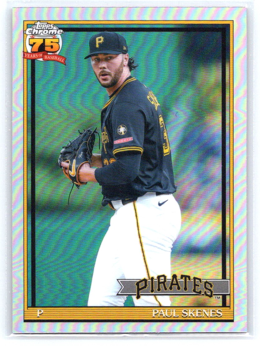 2026 Topps Chrome #91CB-15 Paul Skenes 1991 Topps Chrome Baseball