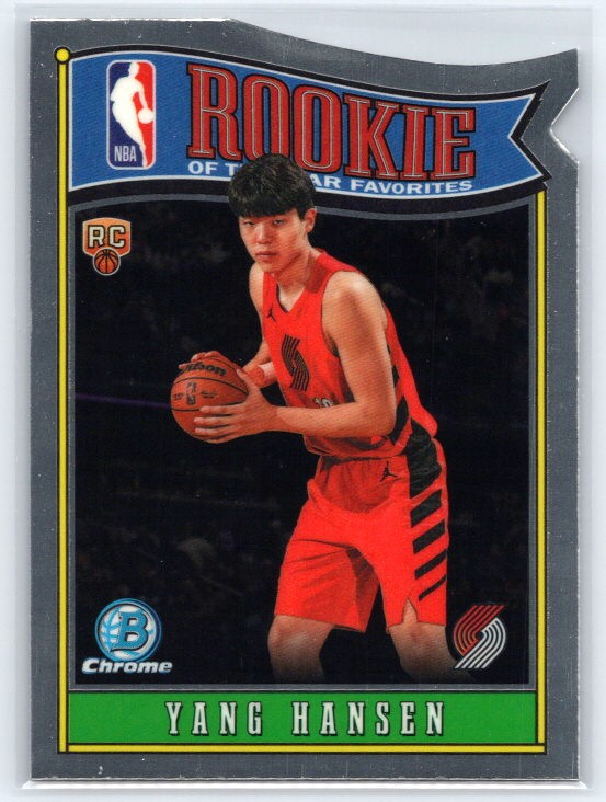 2025-26 Bowman #RY-15 Yang Hansen Rookie of the Year Favorites