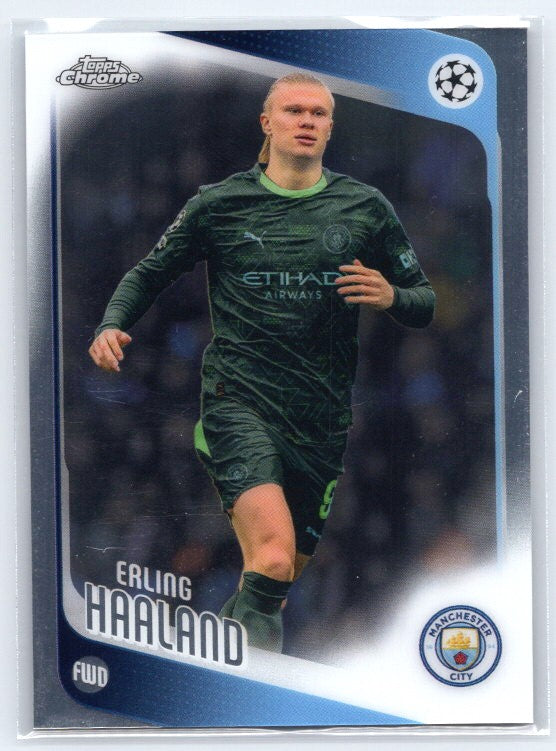 2025-26 Topps Chrome UEFA Club Competitions #181 Erling Haaland