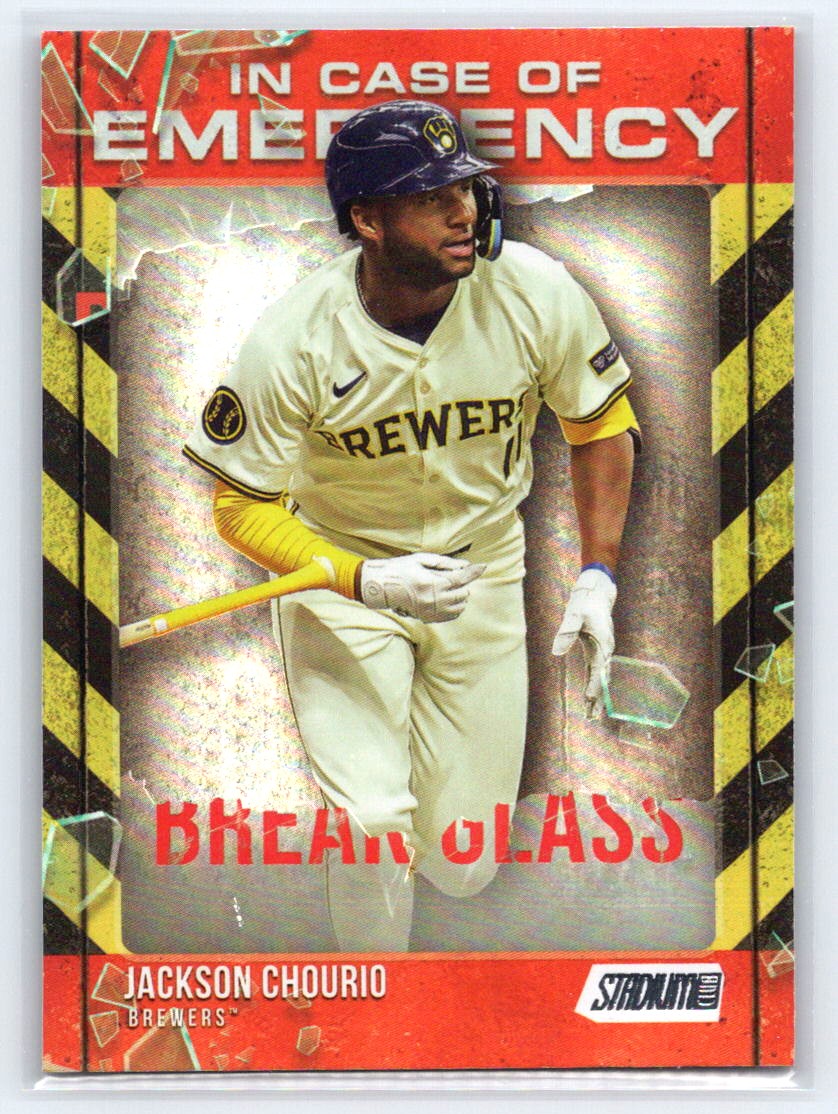 2025 Stadium Club #ICE-3 Jackson Chourio In Case of Emergency