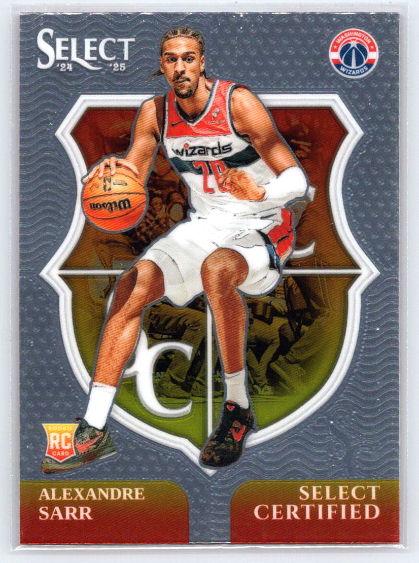 2024-25 Panini Select #7 Alexandre Sarr Select Certified