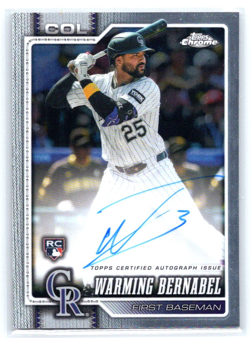 2026 Topps Chrome #RA-WBE Warming Bernabel Rookie Autographs