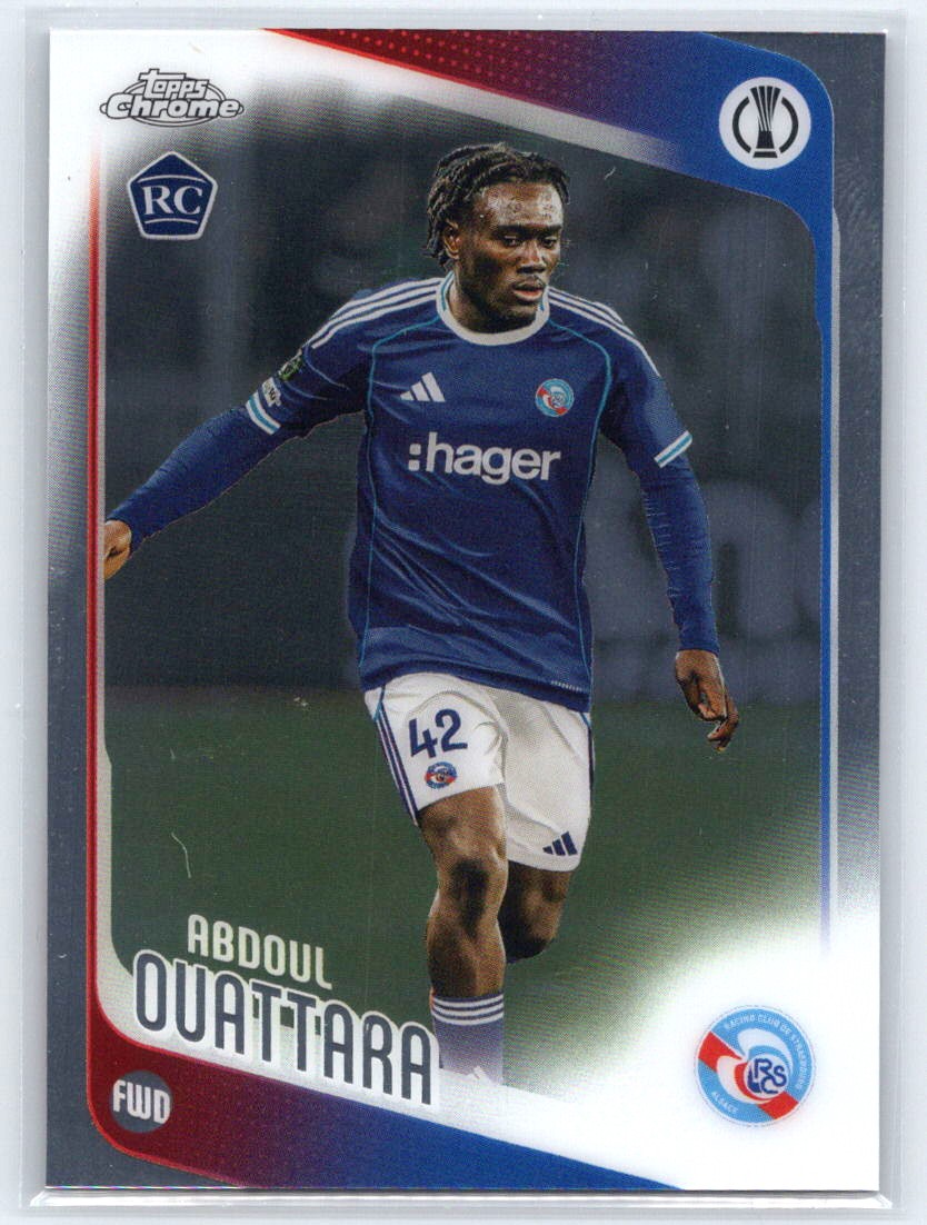 2025-26 Topps Chrome UEFA Club Competitions #114 Abdoul Ouattara