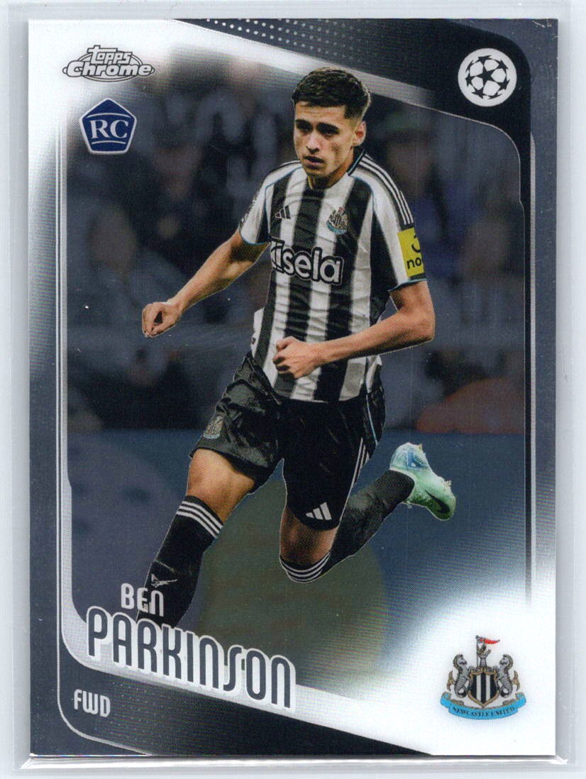 2025-26 Topps Chrome UEFA #125 Ben Parkinson Blue Lava Refractor #/150