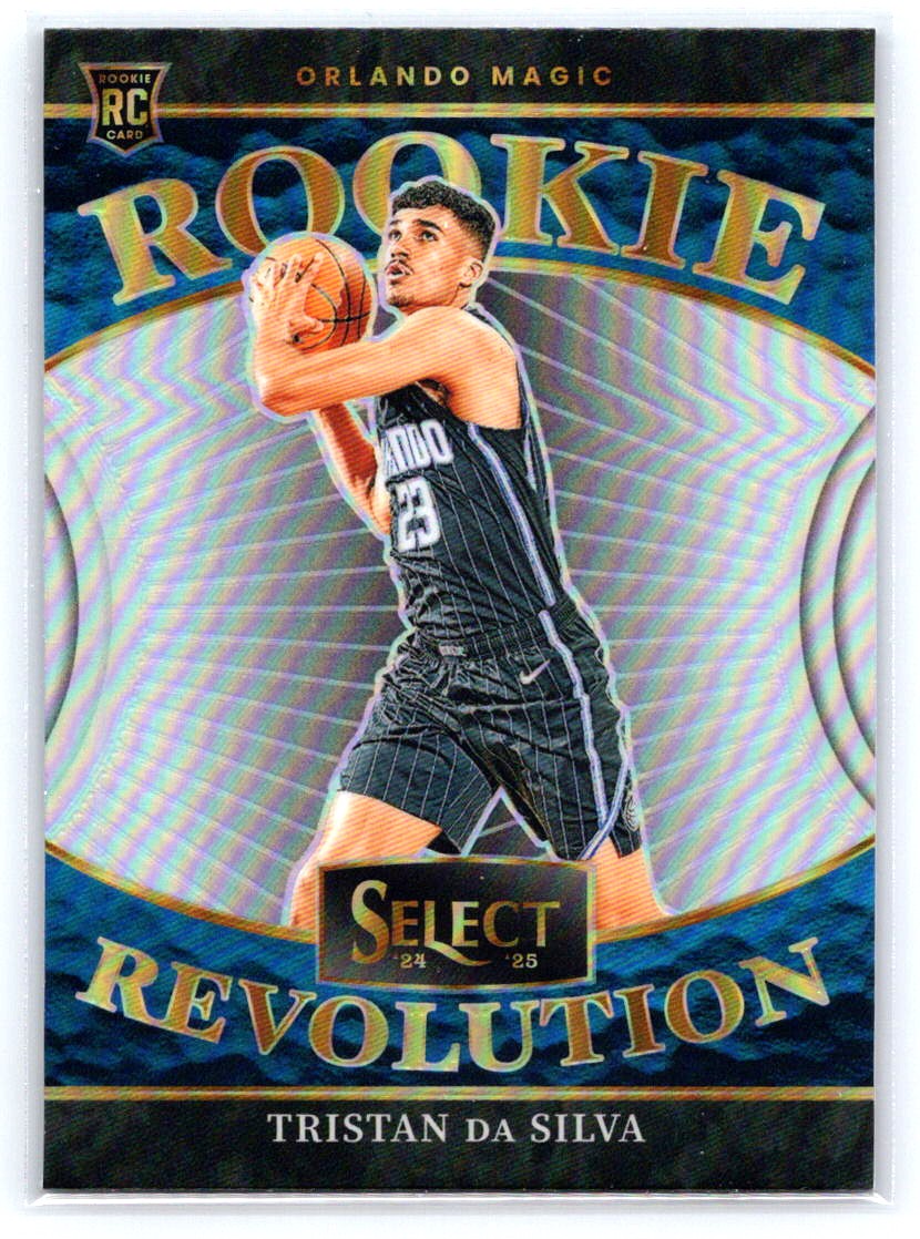 2024-25 Panini Select #15 Tristan da Silva Rookie Revolution Silver Prizms