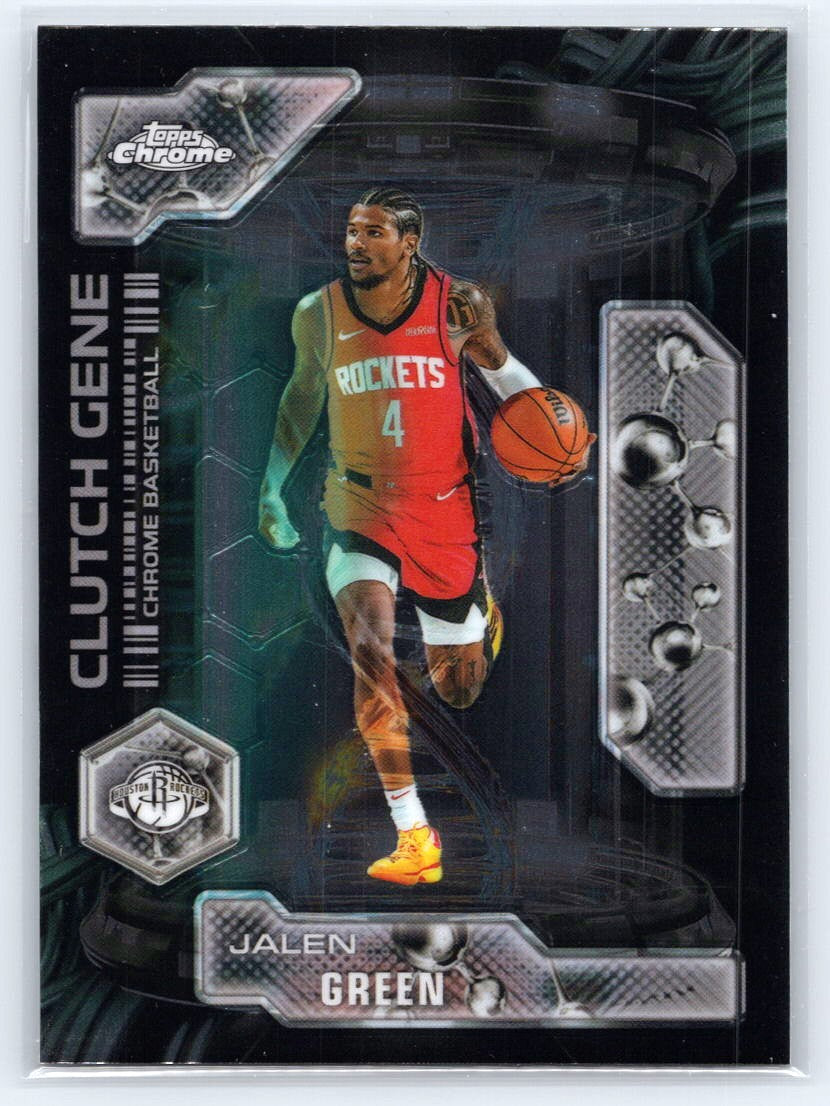 2025-26 Topps Chrome #CG-20 Jalen Green Clutch Gene