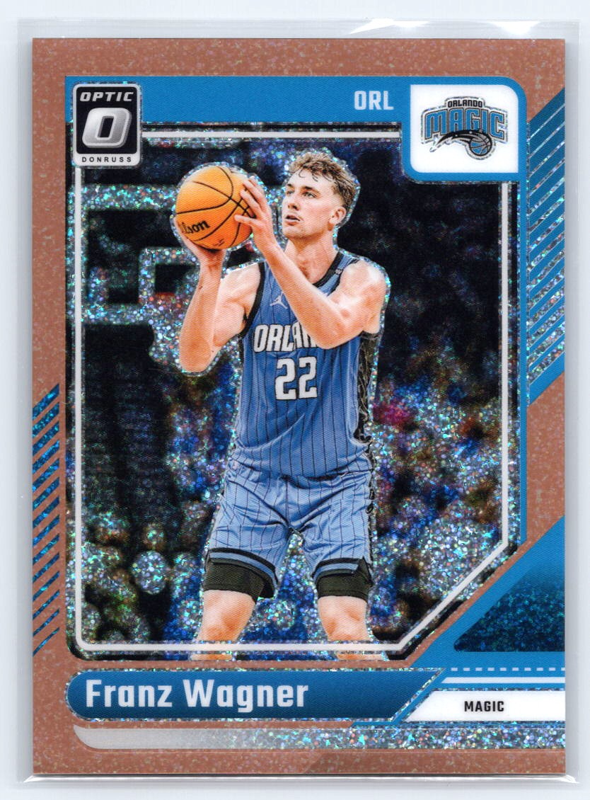 2024-25 Donruss Optic #2 Franz Wagner Copper Glitter #/99