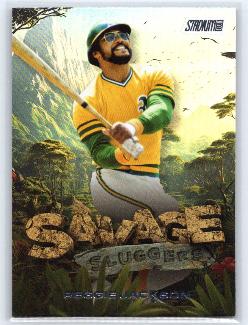 2025 Stadium Club #SS-11 Reggie Jackson Savage Sluggers