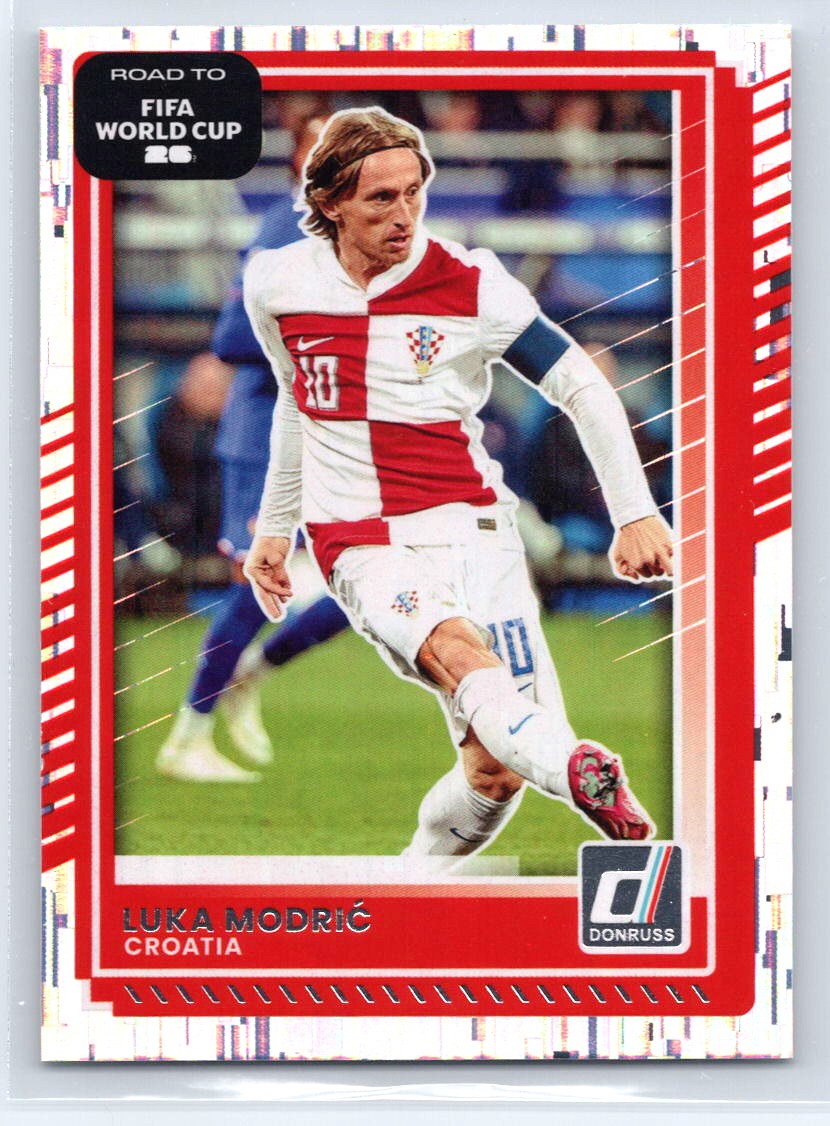 2025-26 Donruss Road to FIFA World Cup #61 Luka Modric Silver