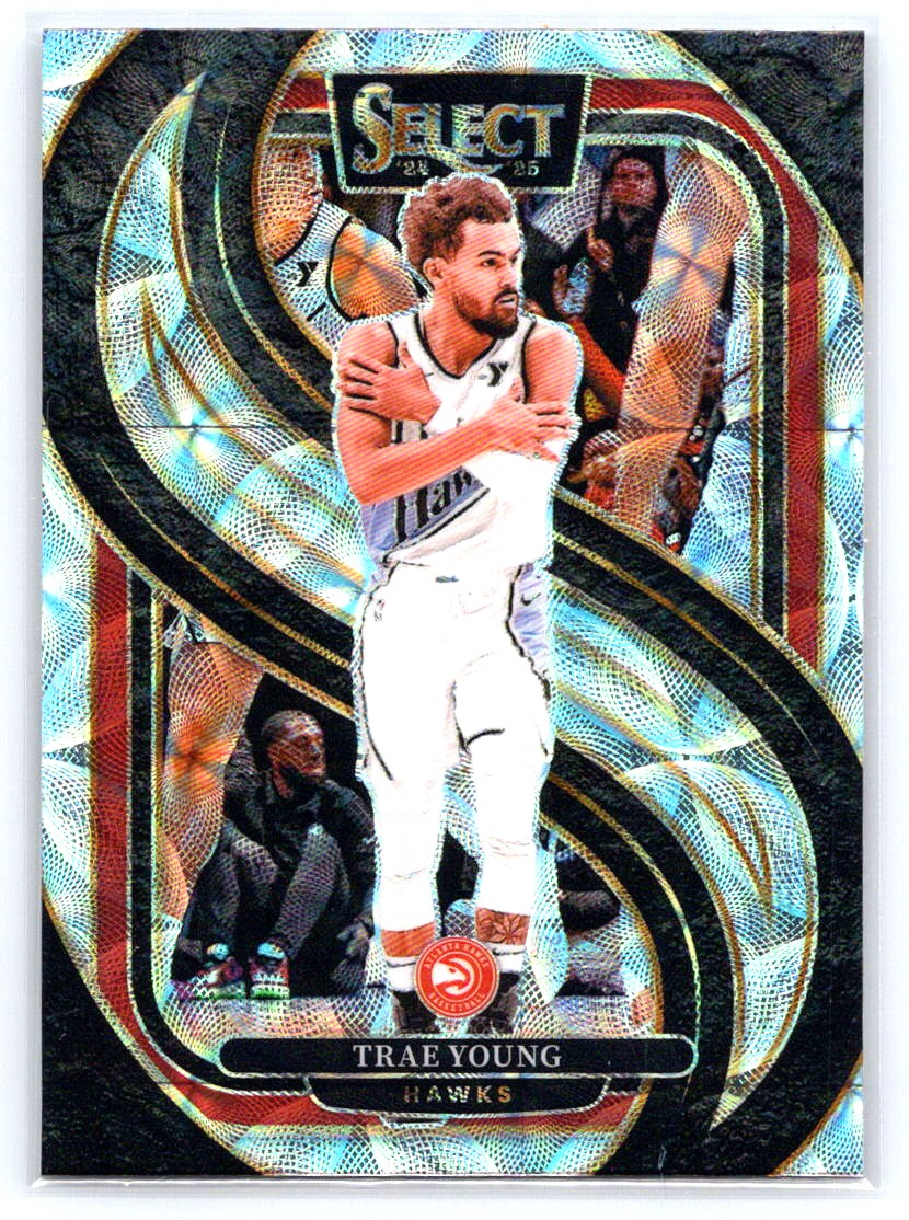 2024-25 Panini Select #123 Trae Young Scope Prizm