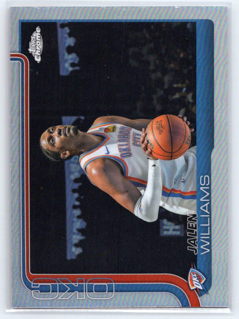 2025-26 Topps Chrome #187 Jalen Williams Refractor