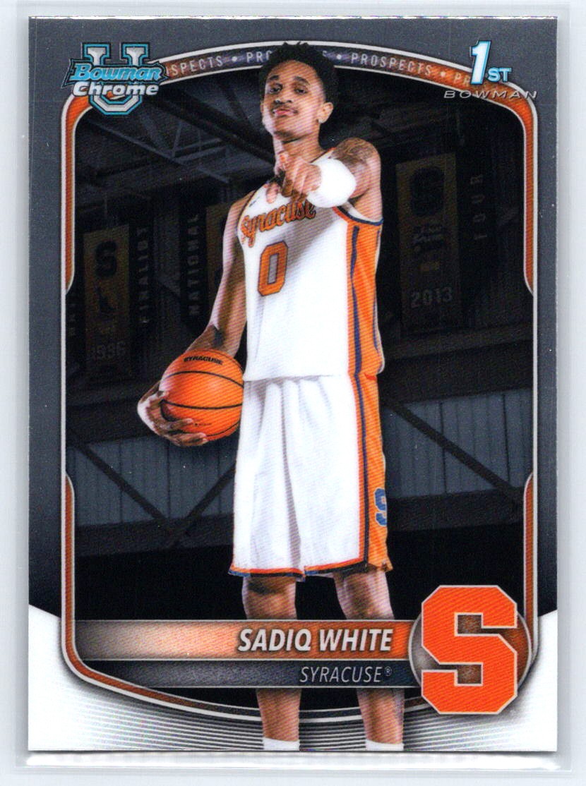 2025-26 Bowman #BCP-41 Sadiq White Jr. Chrome Prospects