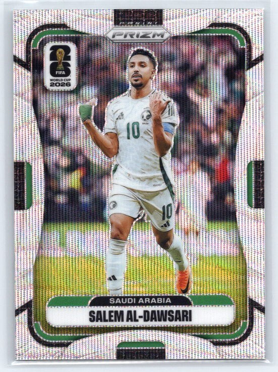 2026 Panini Prizm FIFA World Cup #381 Salem Al-Dawsari Wave Prizms